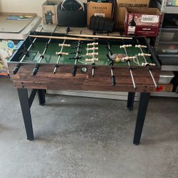 Used Once Football Table/ Pool Table/ Ping Pong