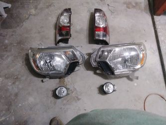 Headlights tail lights and fogs Toyota
