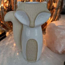Ceramic Fox Vase 