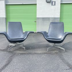 Vintage MCM HBF Dialogue Lounge Chairs