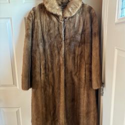 Vintage mink fur coat