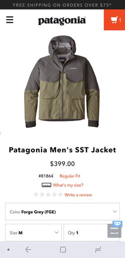 Men's Patagonia SST fishing jacket for Sale in Spanaway, WA - OfferUp