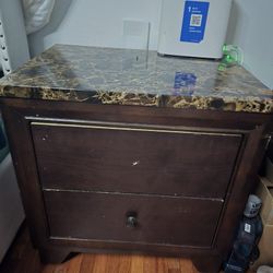 Free Dresser With Mirror And Two Side Table 