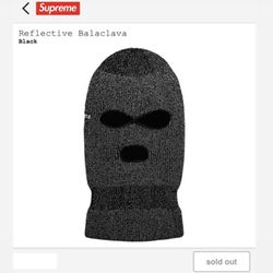 Supreme Reflective Balaclava FW23