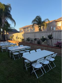 Chairs and tables