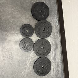 GADINO Adjustable Cast Iron Dumbbells Extra Weight Plates 10 lbs (Set of 6) Total 50 lbs