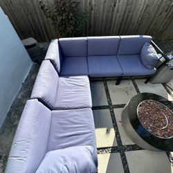 Outdoor Patio Furniture - Sectional (7’x7’) - Includes Waterproof Cover And 4 Outdoor Pillows - $150 OBO