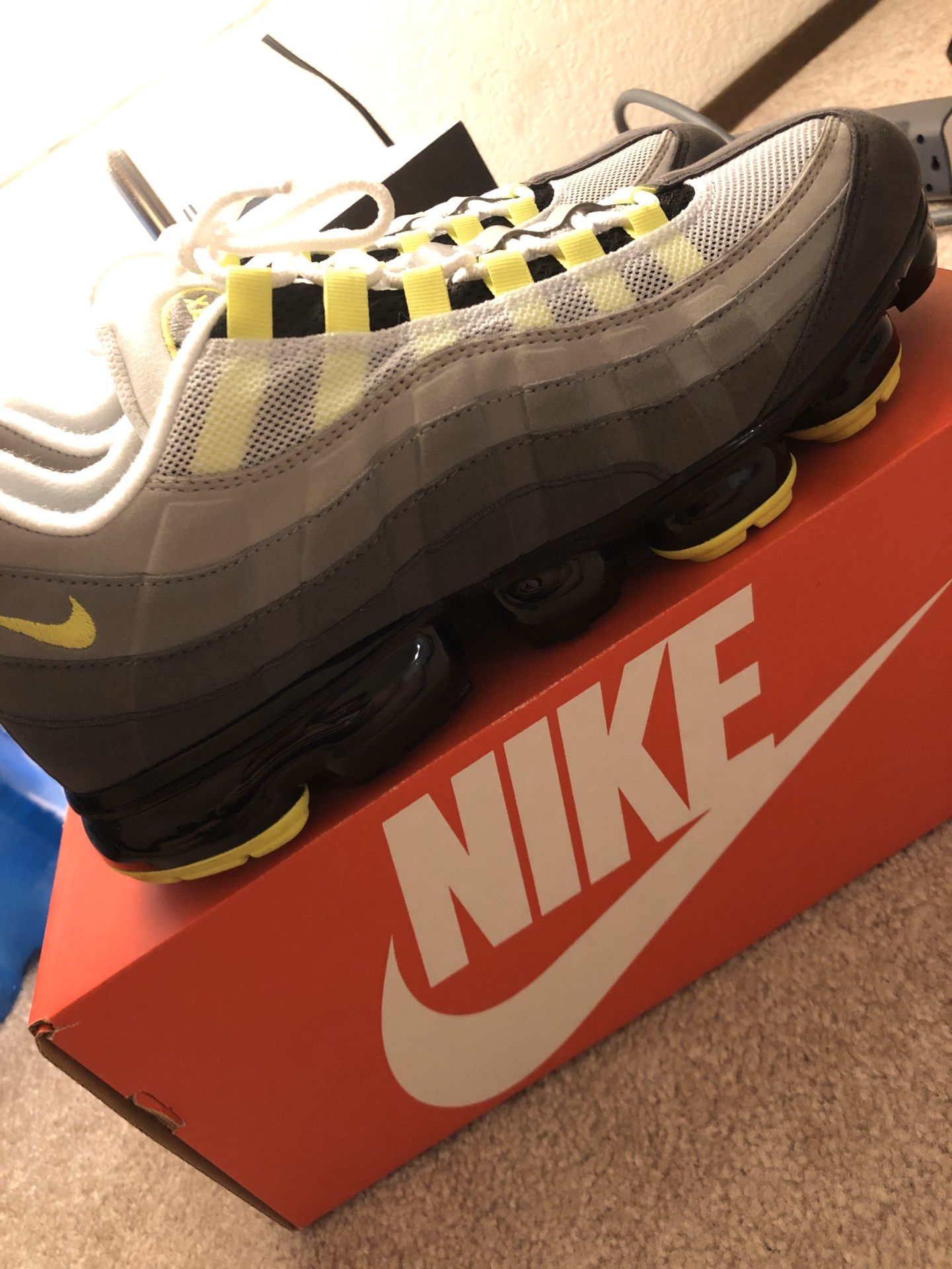 Nike Footwear Nike Vapormax 95 Neon Nike Air Vapormax 95 Size 11