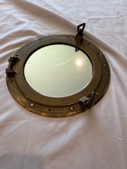 Brass Porthole Mirror Nautical Wall Decor