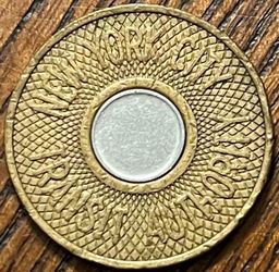1980’s Vintage New York City Transit Authority Token, "Bullseye”