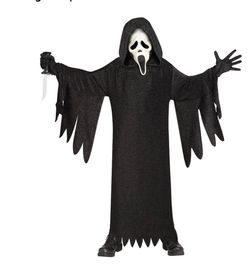 Ghost face scream youth costume