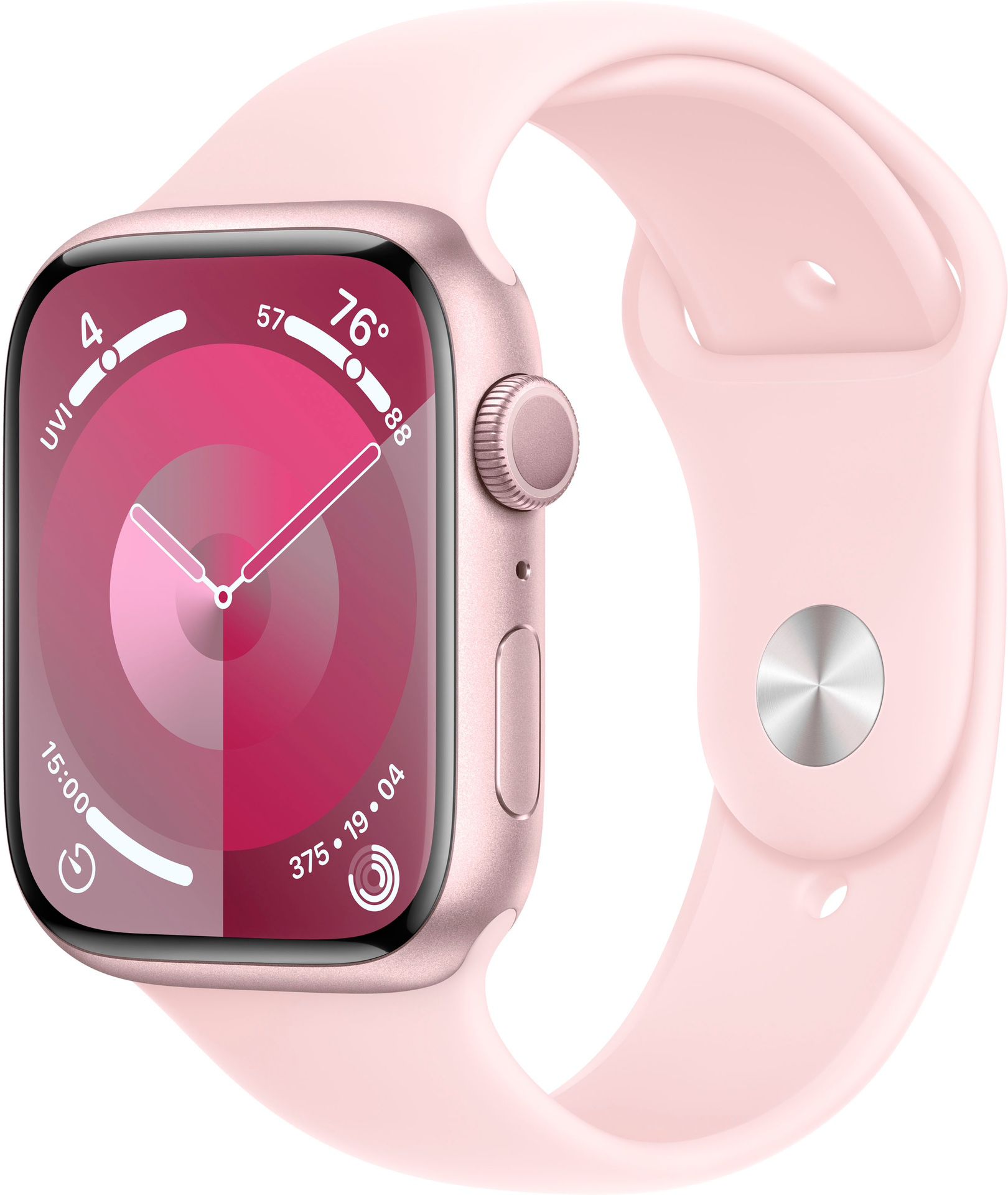 Pink Series 9 Apple Watch 