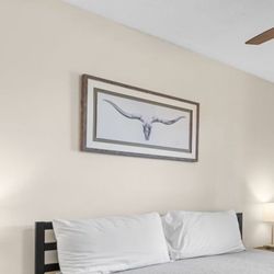 Western Skull Framed Print