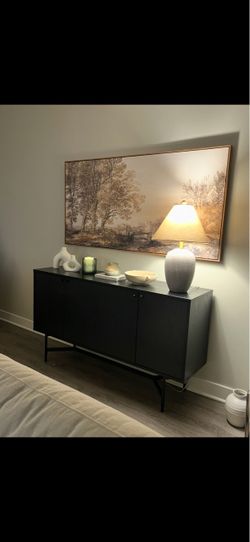 Black Sideboard Buffet Cabinet