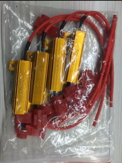2pcs 50W 6Ohm Car LED DRL Fog Turn Singal Load Resistor for Fix LED Bulb Fast Hyper Flash Hot Selling