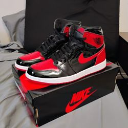 Jordan 1 High Pattend Bred Size 10.5