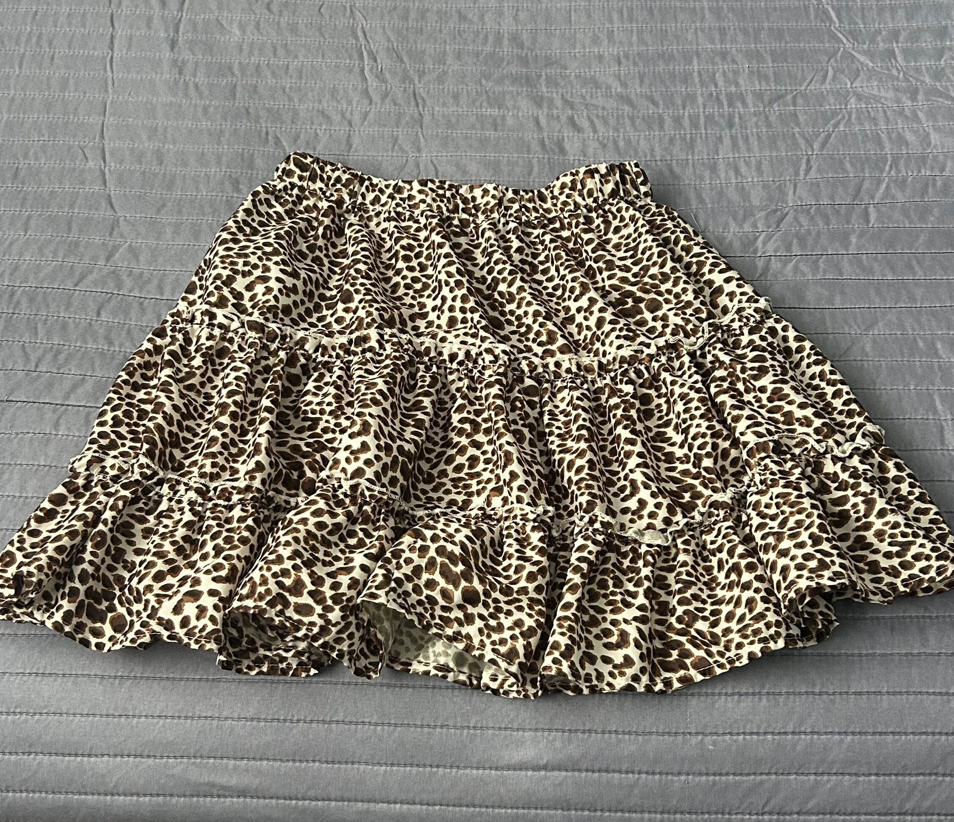 Cheetah Print Skirt