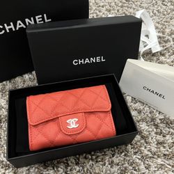 BRAND NEW CHANEL CARD HOLDER WITH RECIEPT AND ALL PACKAGING