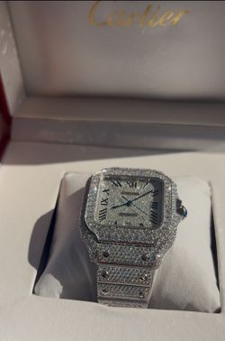 vvs1 moissanite bussdown watch 
