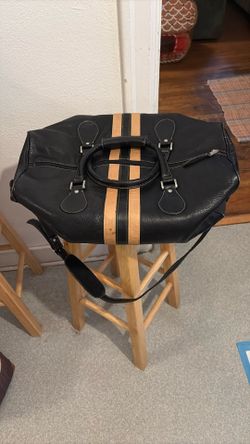 Awesome Vintage Leather Duffel Bag