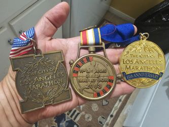 3 MARATHON MEDALS ALL 3 FOR $10 IN NORWALK