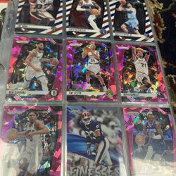 NBA NFL MLB Refractors Rare Rookie Panini Topps Superstar Binder
