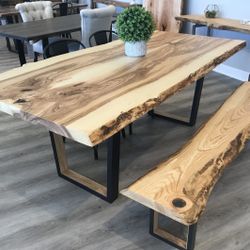 Live Edge Dining Table 
