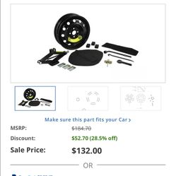 Space Saver Wheel Kit 2012-2016 Kia Optima 