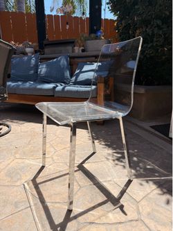 Modern Transparent Chair (IKEA Tobias Style)