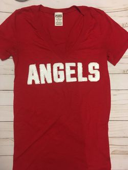 Victoria’s Secret pink Anaheim Angels shirt xs