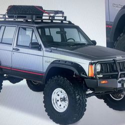 Fender flare set for Jeep Cherokee