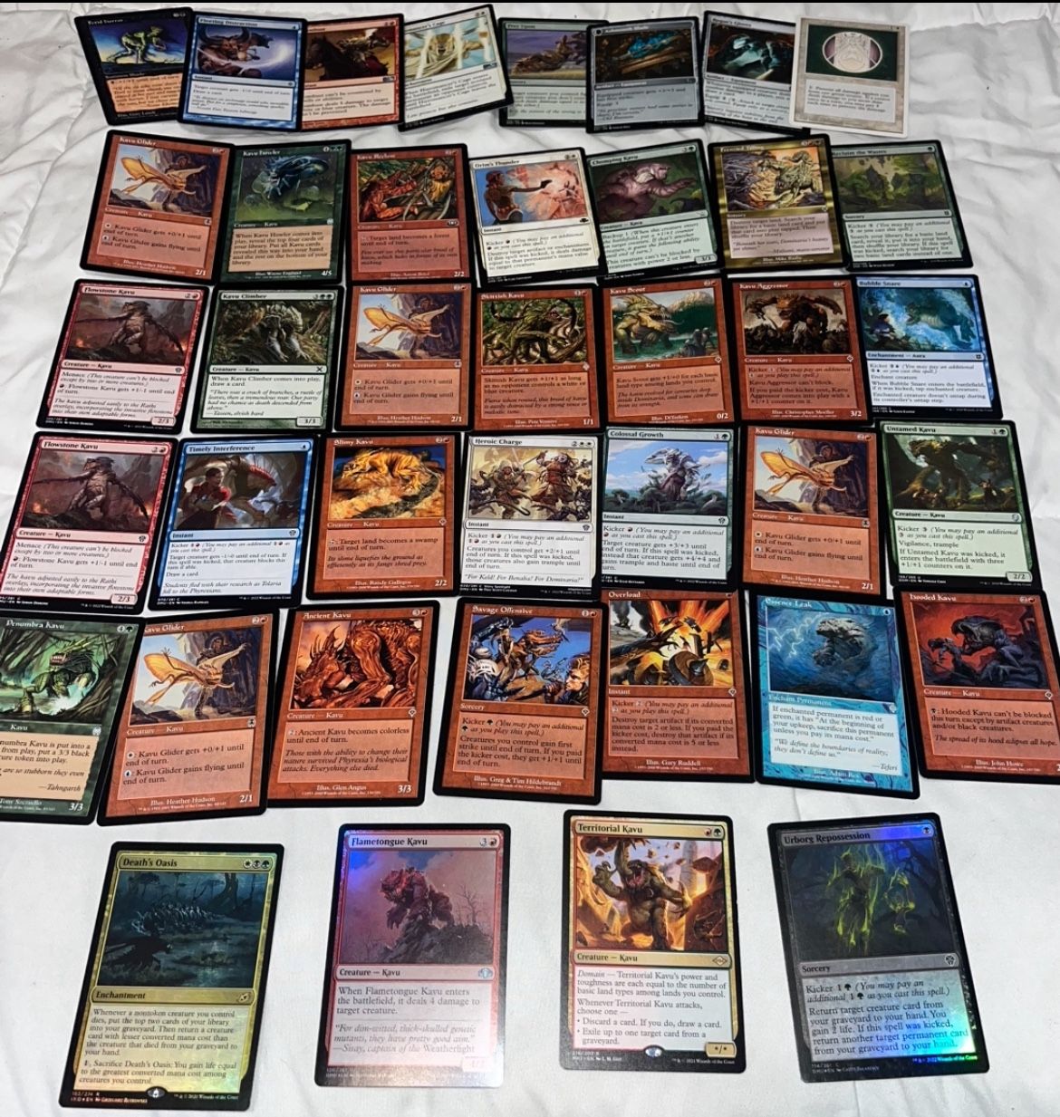 MTG KAVU - KICKER Themed Magic The Gathering Card Lot + Xtras !