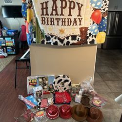 Western Theme / Toy Story Birthday Items