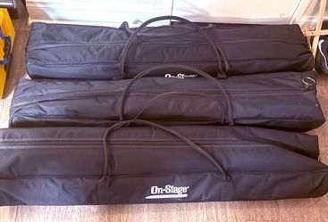 Ultimate Support gig bags 3X