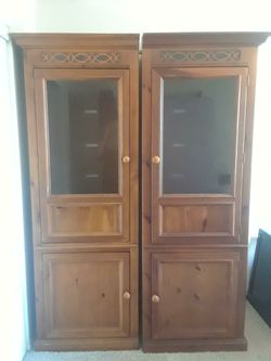 Two matching cabnits