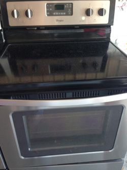 Whirlpool stainless steel refrigerator convection oven