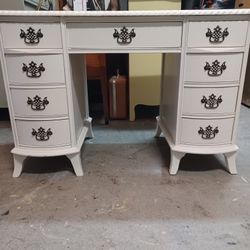 Antique Wooden Vanity/ Desk