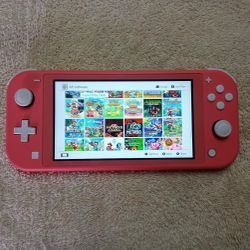 NINTENDO SWITCH LITE + 100 NEWEST SWITCH GAMES INCLUDED