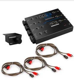 AccuBASS 6-Ch Line Out Converter Kit - LC7iPro Processor and 3ft Oxygen Free RCA Cables