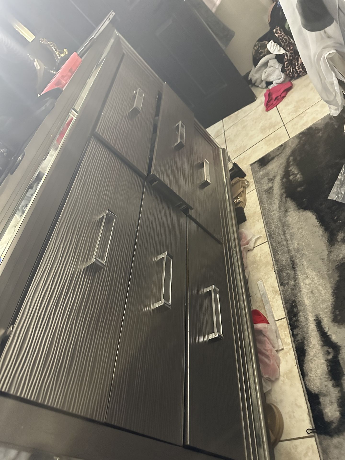 Dresser with nightstand