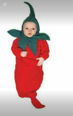 0-6 months hot chili pepper bunting