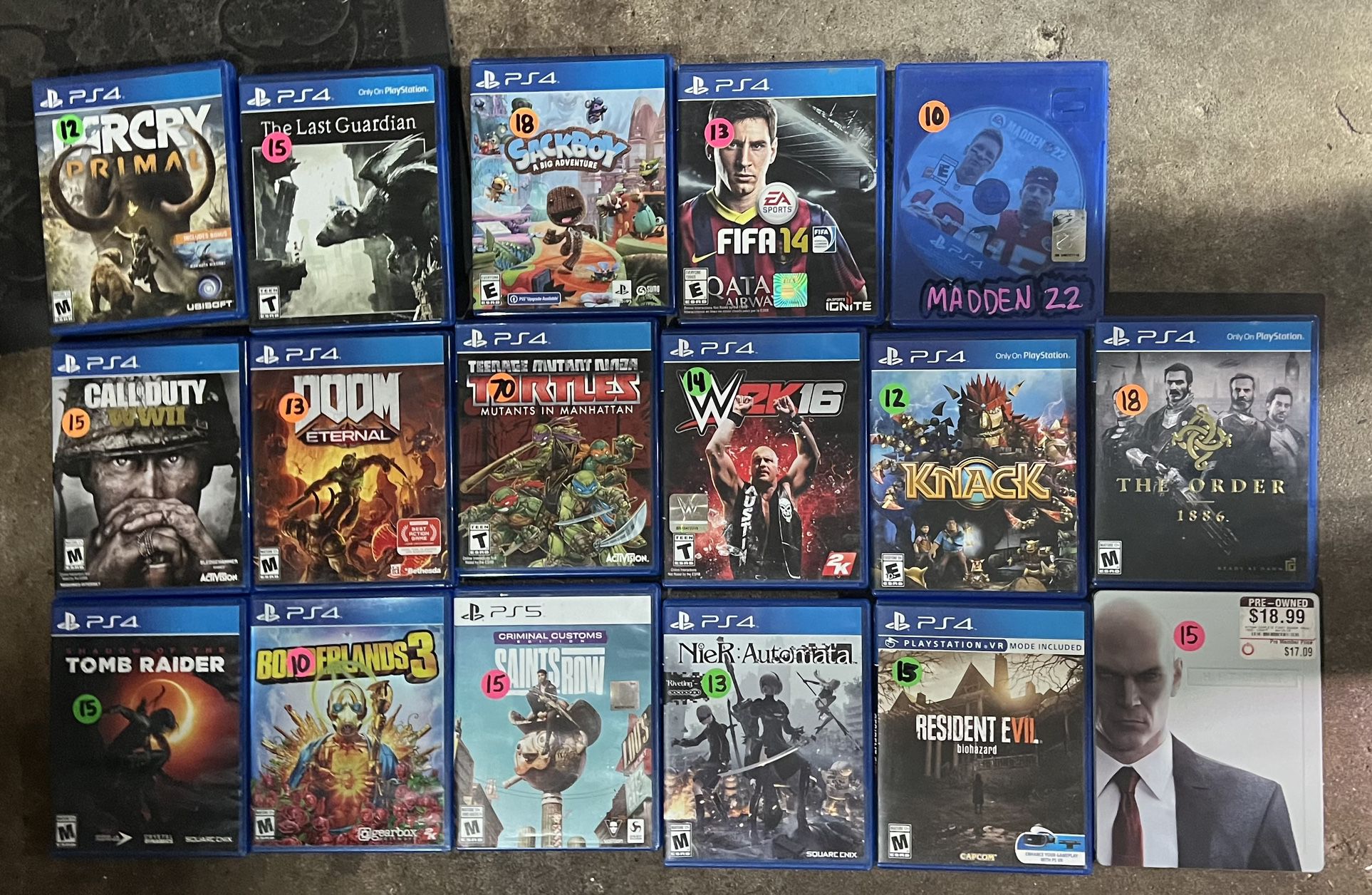 Ps4 Games Each Priced