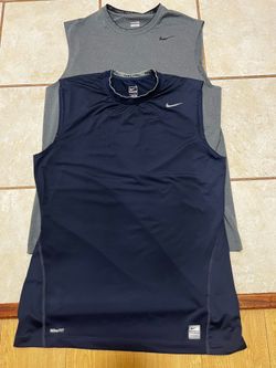 NIKE PRO DRI-FIT FIT SLEEVELESS ATHLETIC SHIRTS MENS SIZE LARGE