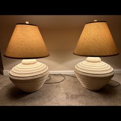 Old Plaster Lamps, Possible Antiques | Great quality, Fully Functional