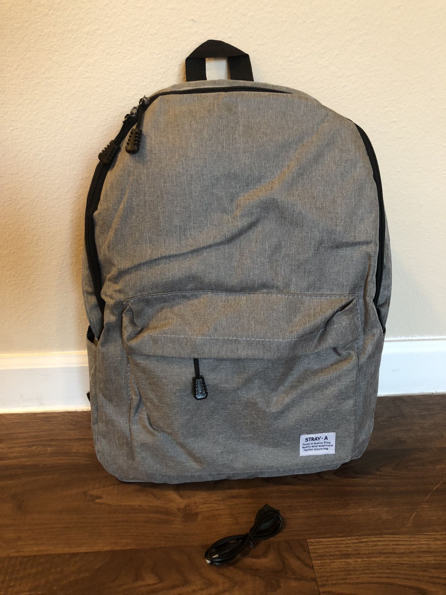 Grey Backpack