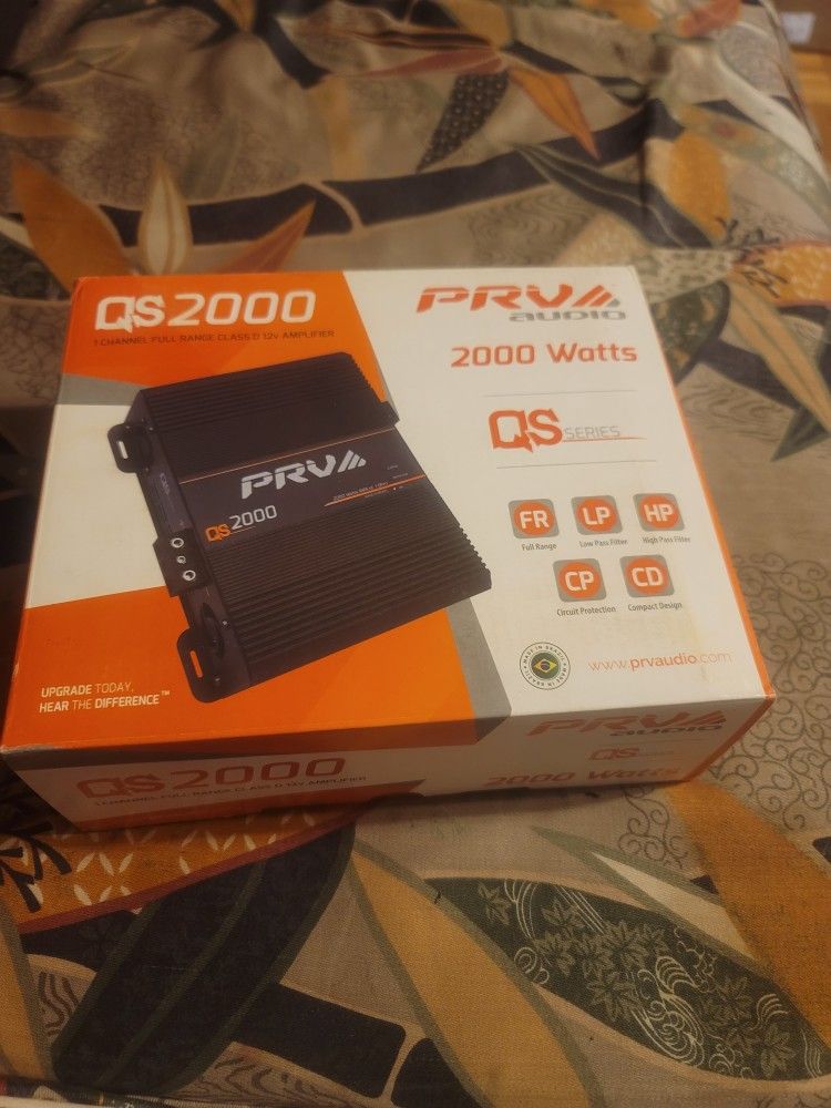 Qs 2000 PRV amplifier