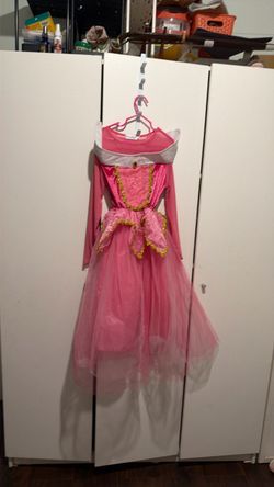 Pink princess dress costum size 5/6 year old