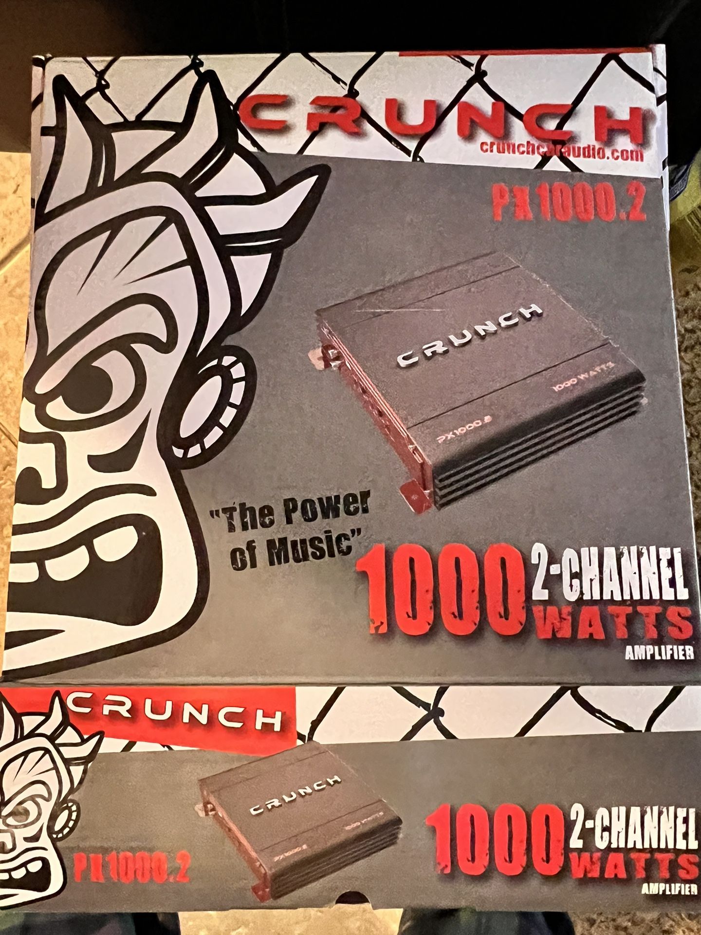 Amplifier CRUNCH 1,000 Watts 2 -Channel BRAND NEW $120