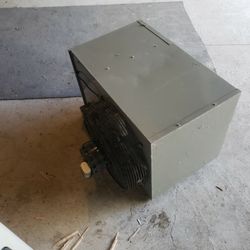 Natural gas or propane furnace overhead