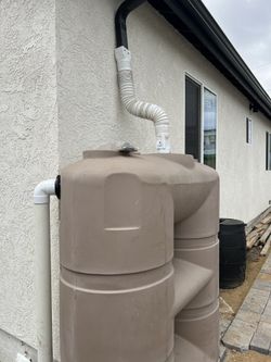 Rain Barrel Drain System Installation